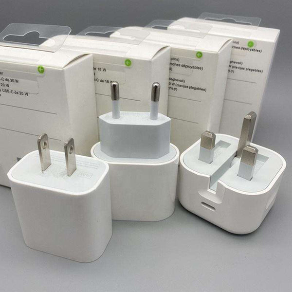 US EU UK Original Wholesale Type C Fast Charger for Apple Fast 20W PD charger for iphone 14 USB-C 18W Power Adapter