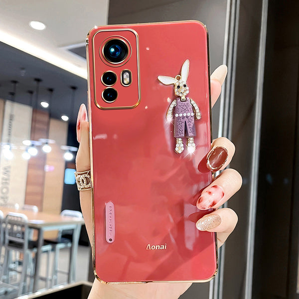 Silicone soft case cartoon cute rabbit phone case for Xiaomi
